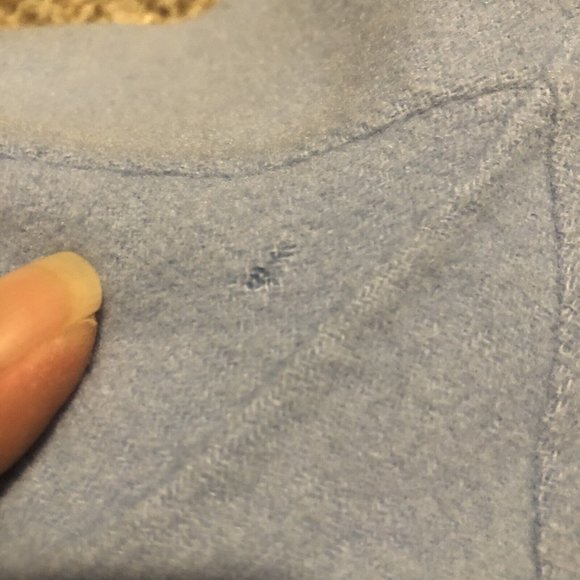 Alexandra Bartlett Women's 100% Wool Button Blazer Coat Jacket blue petites PM - Picture 13 of 16